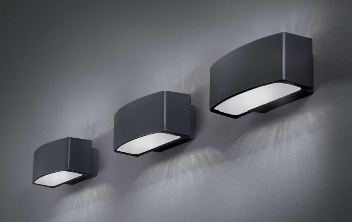 Andromeda AP1 Nero Outdoor Wall Light-61597