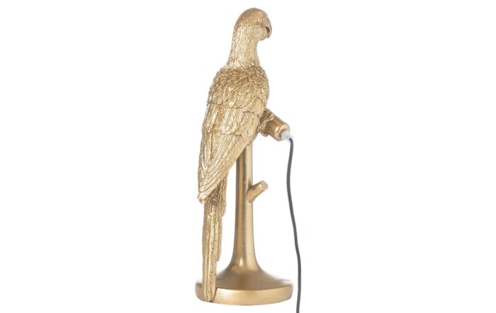 Hill Interiors Percy The Parrot Gold Table Lamp-21665
