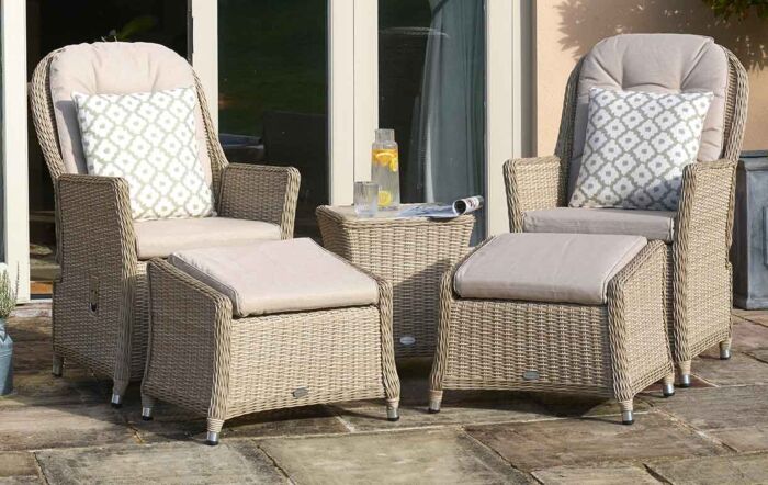 Bramblecrest Monterey Sandstone Reclining Set with Ceramic Top Table-X21WSMOCC3