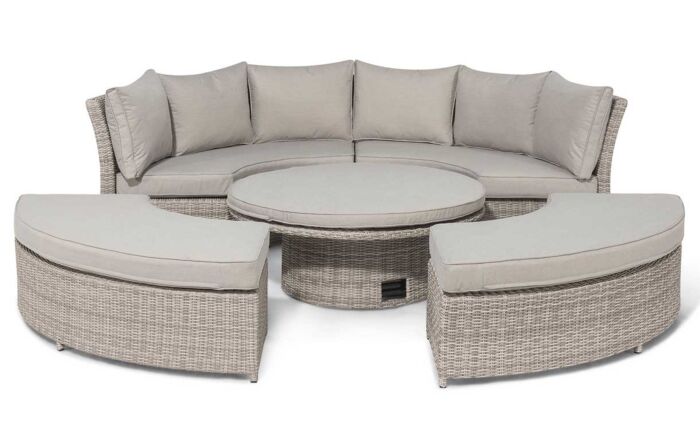 Maze Oxford Rattan Lifestyle Sofa Suite with Rising Table-OXF-207052