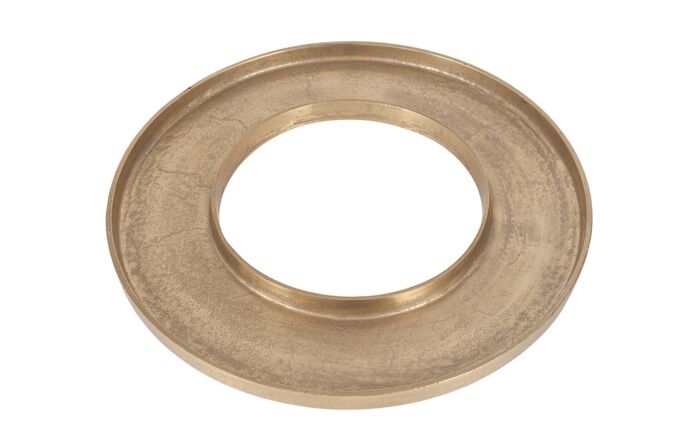 Pacific Lifestyle Antique Gold Metal Ring Display Platter-70-592-AG