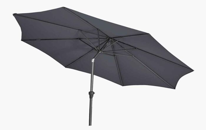 Platinum 3m Riva Round Anthracite Parasol-18-119-GY-19