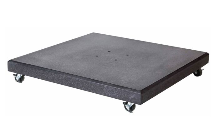 90kg Polished Granite base on wheels