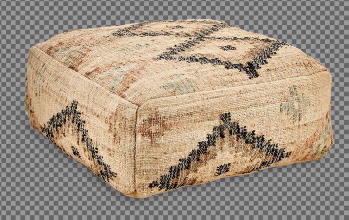Nkuku&#x20;Kesu&#x20;Kilim&#x20;Pouf&#x20;-&#x20;Large-KP5901&#x20;1