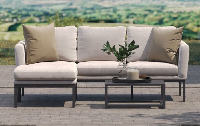 Maze Pulse Chaise Sofa Set-FB-PUL-3CH-OT