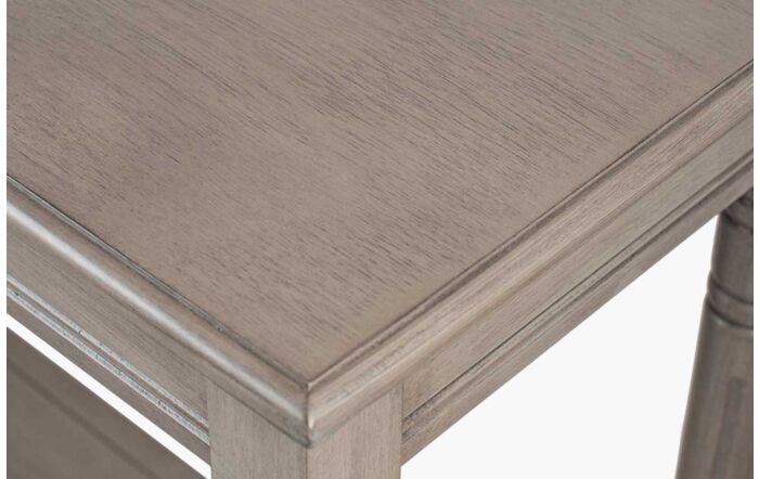 Pacific Lifestyle Heritage Taupe Pine Wood Rectangular Console Table-76-299-TA