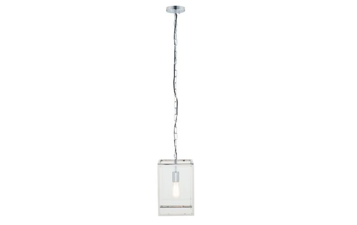 Pacific Lifestyle Llewellyn Silver Metal and Glass Pendant-35-308