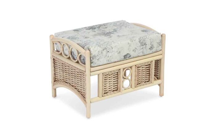 Desser Vale Cane Rattan Footstool -ValeFootstool-1