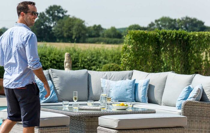 Maze Oxford Royal Adjustable Dining Sofa Set-OXF-207542