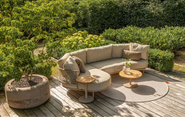 4 Seasons Outdoor Sardinia Garden Lounge Set With Chair & Volta Tables-214041/42/60/61/213936-1