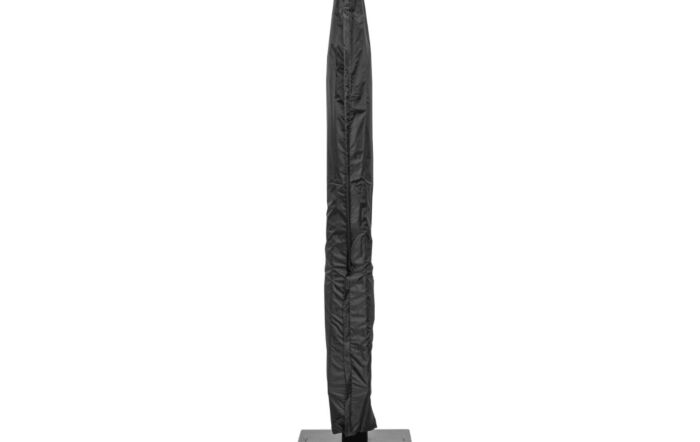Pacific Lifestyle Icon T1 4m x 3m Rectangular Faded Manhattan Parasol & 150kg Wheeled Base-18-140 MH & 18-142