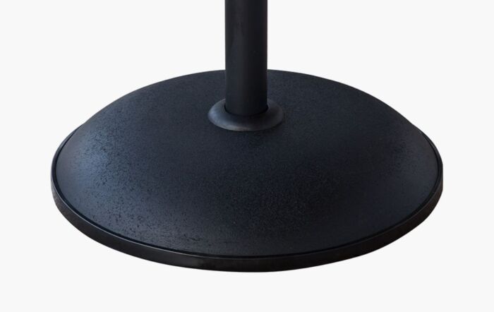 Pacific Lifestyle Riva Premium 3mt Round Faded Black Parasol With 25kg Base-18-186-FB-18-205