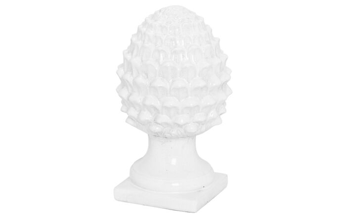 Hill Interiors Garda White Decorative Acorn-21758