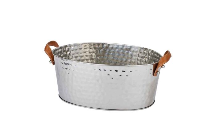 Hill Interiors Silver Large Handled Champagne Cooler-22569