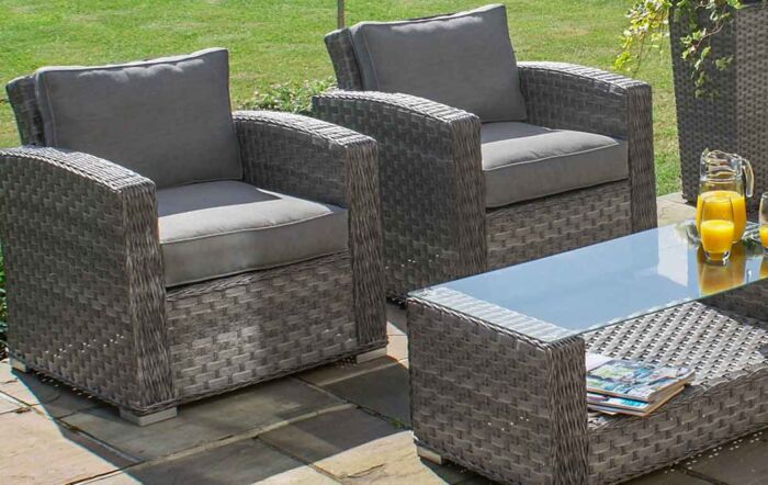 Maze Victoria Small Garden Sofa Set-VICSOF01-Small