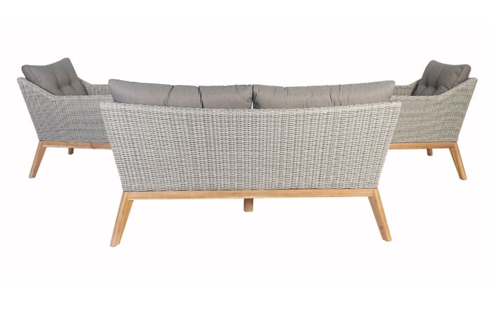 Pacific Lifestyle Larissa Lounge Set - Kubu Grey-18-F-636-KG