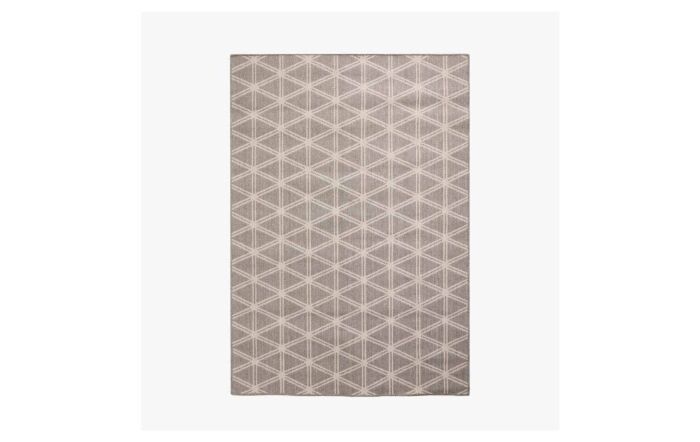 Pacific Lifestyle Indoor/Outdoor Geometric Design Rug-18-701-SI-WH