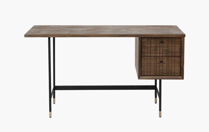 Pacific Lifestyle Arte Acacia Wood 2 Drawer Desk-76-501