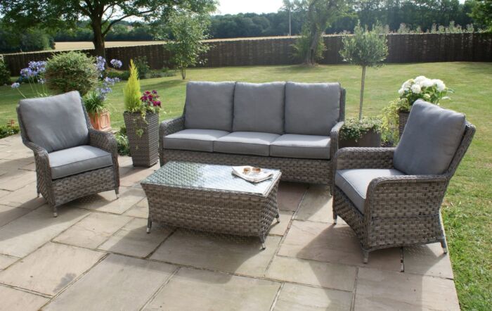 Maze Victoria Large High Back Sofa Set -VICHIG01-Large