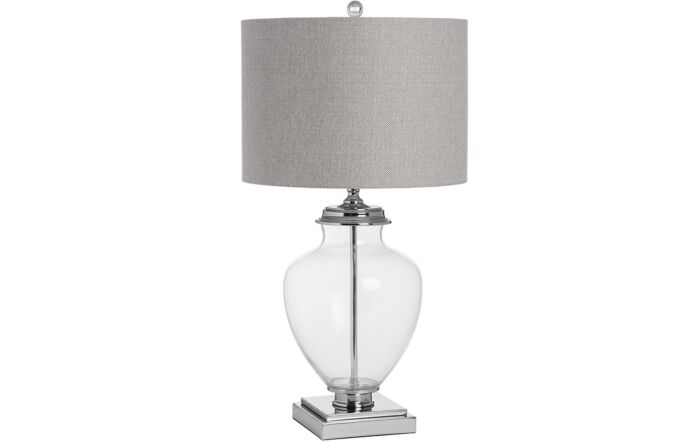 Hill Interiors Perugia Glass Table Lamp-17596