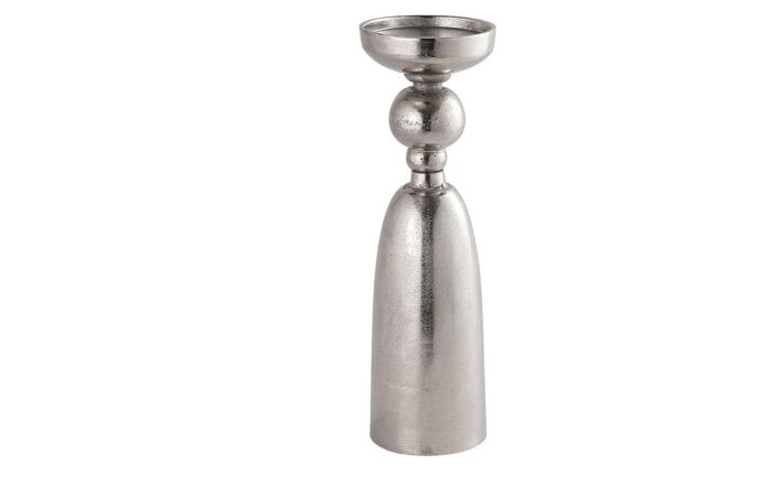 Hill Interiors Farrah Collection Silver Extra Large Pillar Candle Holder-21534