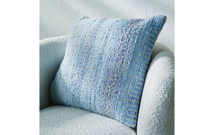 Pacific Lifestyle Indoor/ Outdoor Inca Design Scatter Cushion-18-710-AQ-WH