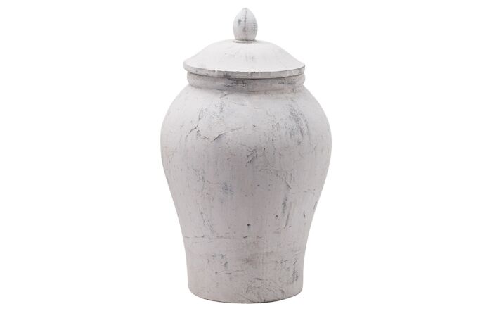Hill Interiors Bloomville Large Stone Ginger Jar-20730