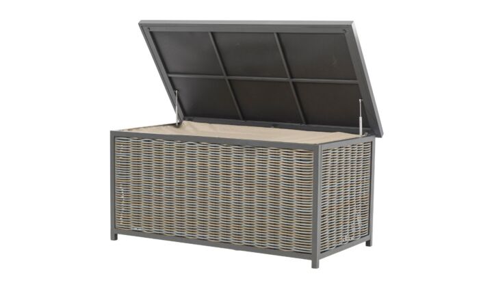 Bramblecrest Tuscan Rattan Large Cushion Storage Box with Liner-AWTUCB1