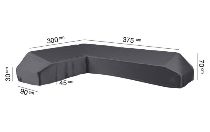 Lounge Aerocover L-Shaped 375x300x90cm-18-C-7887