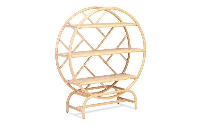 Desser Medium Natural Rattan Etagere-46001