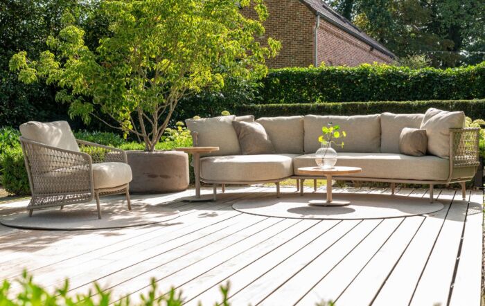 4 Seasons Outdoor Sardinia Garden Lounge Set With Chair & Volta Tables-214041/42/60/61/213936-1