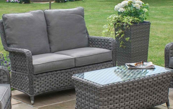 Maze Victoria Garden High Back Sofa Set - Small-VICHIG01-Small