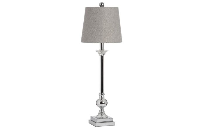 Hill Interiors Milan Chrome Table Lamp-17590