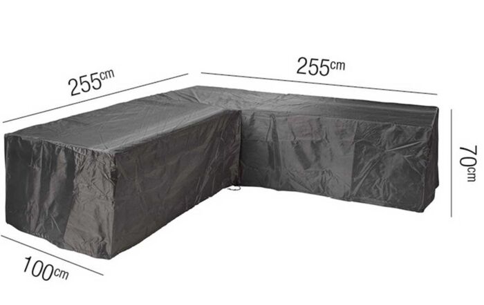 Lounge L-Shaped AeroCover L255 x L255 x D100 x H70cm-Lounge L-Shaped 02