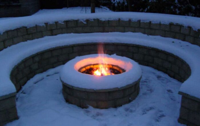 Gas Firepit - Build your own!-Gas Firepit Built In Gas Burner