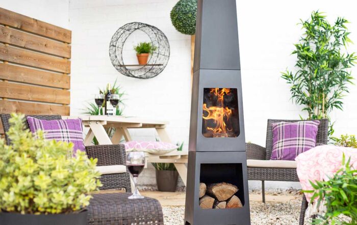 La Hacienda Malmo Chimenea with Log Store -56017