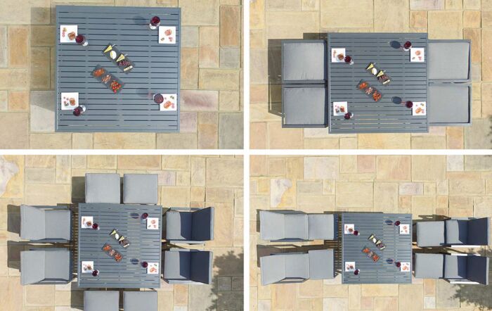 Maze New York 9 Piece Cube Set - Grey-ALU-NY-101030