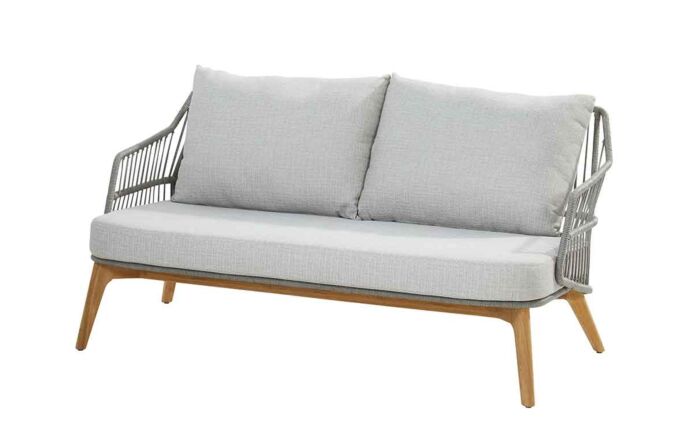 4 Seasons Outdoor Ancora Lounge Set with Footstool and Coffee Table-213843/4/5-213734