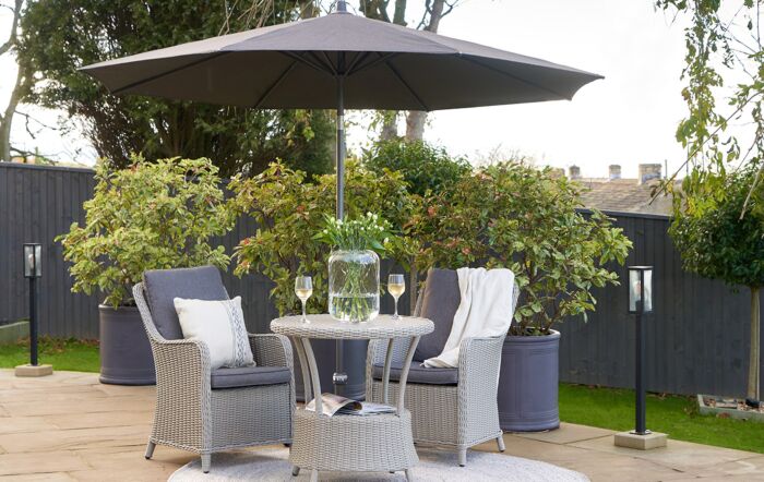 Pacific Lifestyle Riva Premium 3m Round Manhattan Parasol-18-186-MH