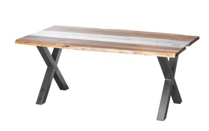 Hill Interiors Live Edge Collection River Dining Table-21127