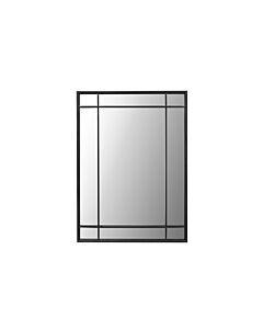 Pacific Lifestyle Antique Bronze Metal Rectangular Wall Mirror