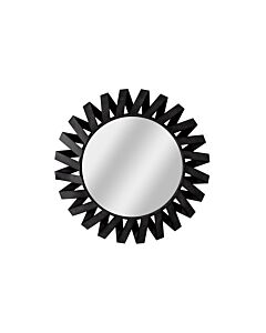 Hill Interiors Black Origami Sunburst Mirror