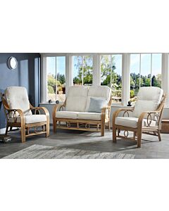 Desser Madrid Light Oak Cane Conservatory Furniture Suite