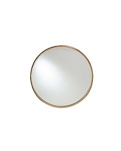  Pacific Lifestyle Gold Metal Round Wall Mirror