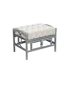 Desser Madrid Grey Cane Footstool