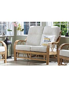 Desser Madrid Light Oak Cane Two Seater