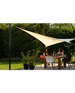 Pacific Lifestyle 3m x 4m Rectangular Shade Sail Sand