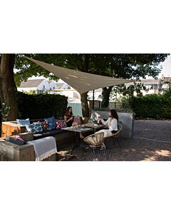 Pacific Lifestyle 4m 90 Degree Triangle Shade Sail Sand