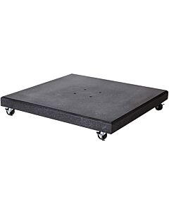 Pacific Lifestyle Polished Black Granite 90KG Wheeled Parasol Base