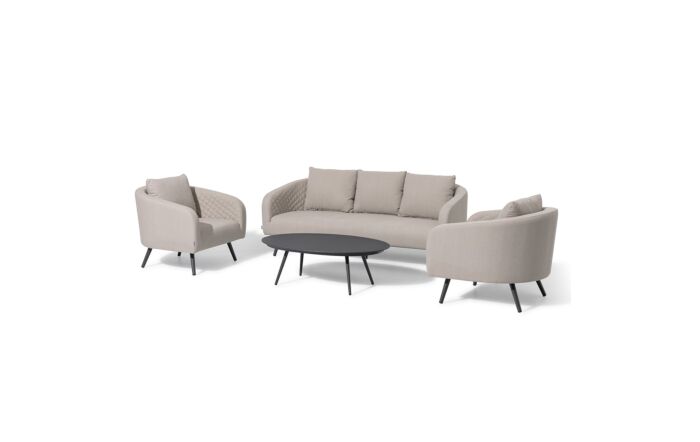 Maze Ambition 3 Seat Sofa Set - Oatmeal-FB-AMB-3SS-OT